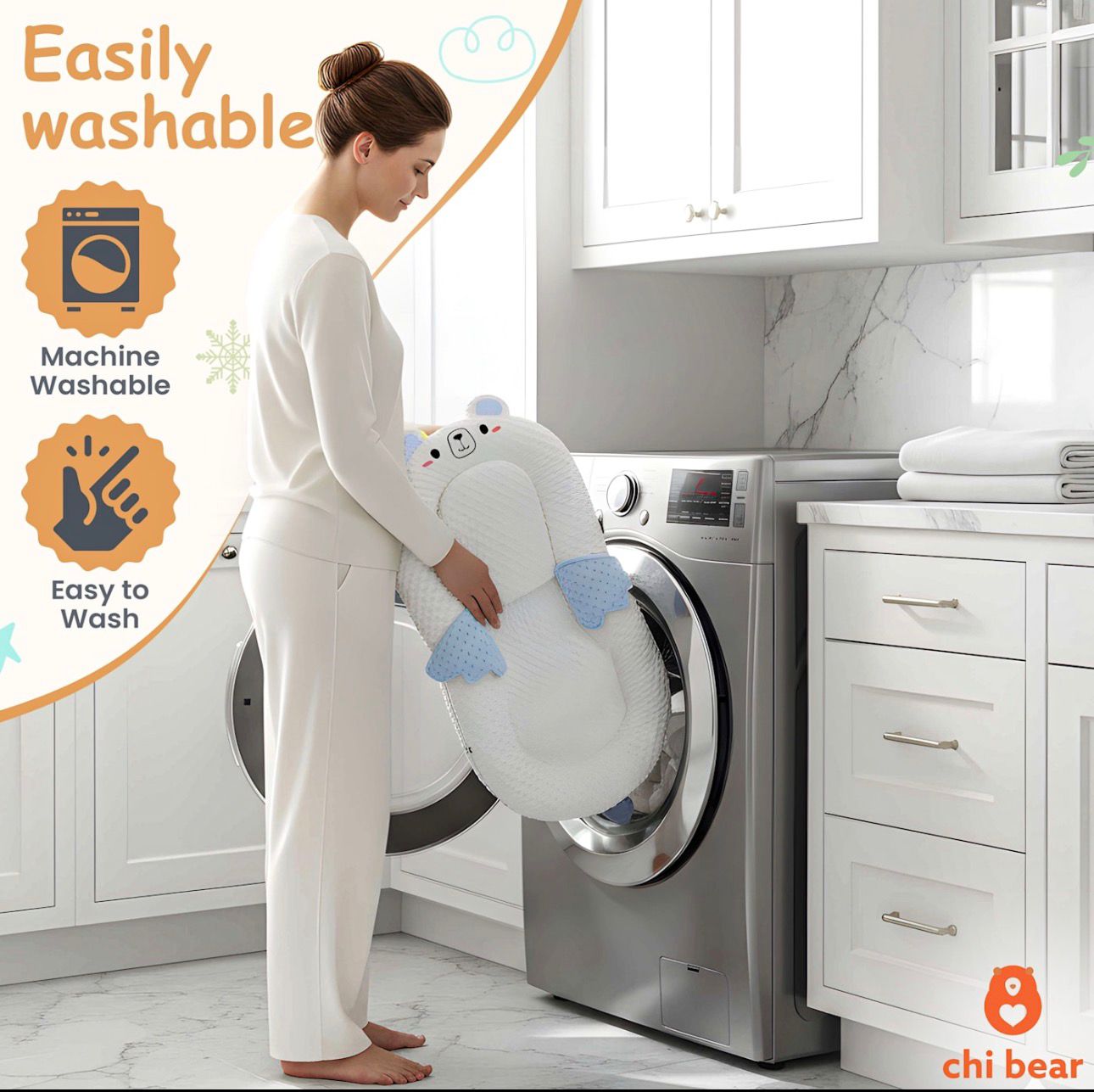 Chi Bear BabyNest™ – The Ultimate Comfort for Your Little One (PRESALE LIMITED STOCK Ships in 6-8 weeks)