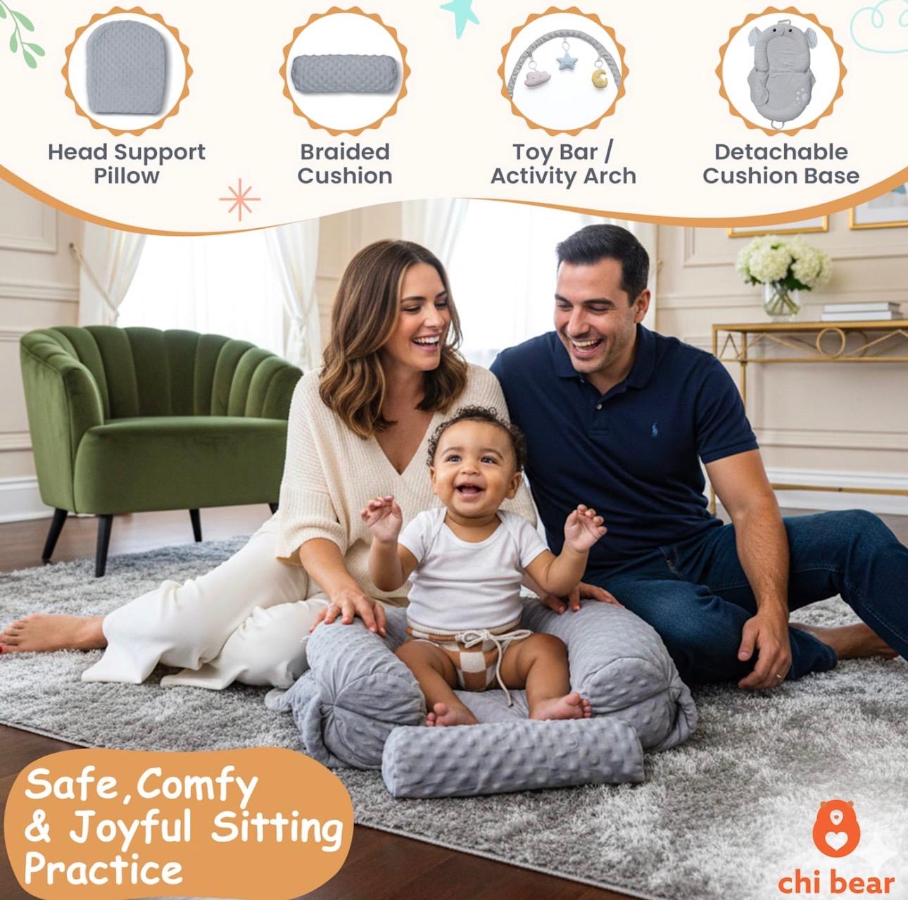 Chi Bear BabyNest™ – The Ultimate Comfort for Your Little One (PRESALE LIMITED STOCK Ships in 6-8 weeks)