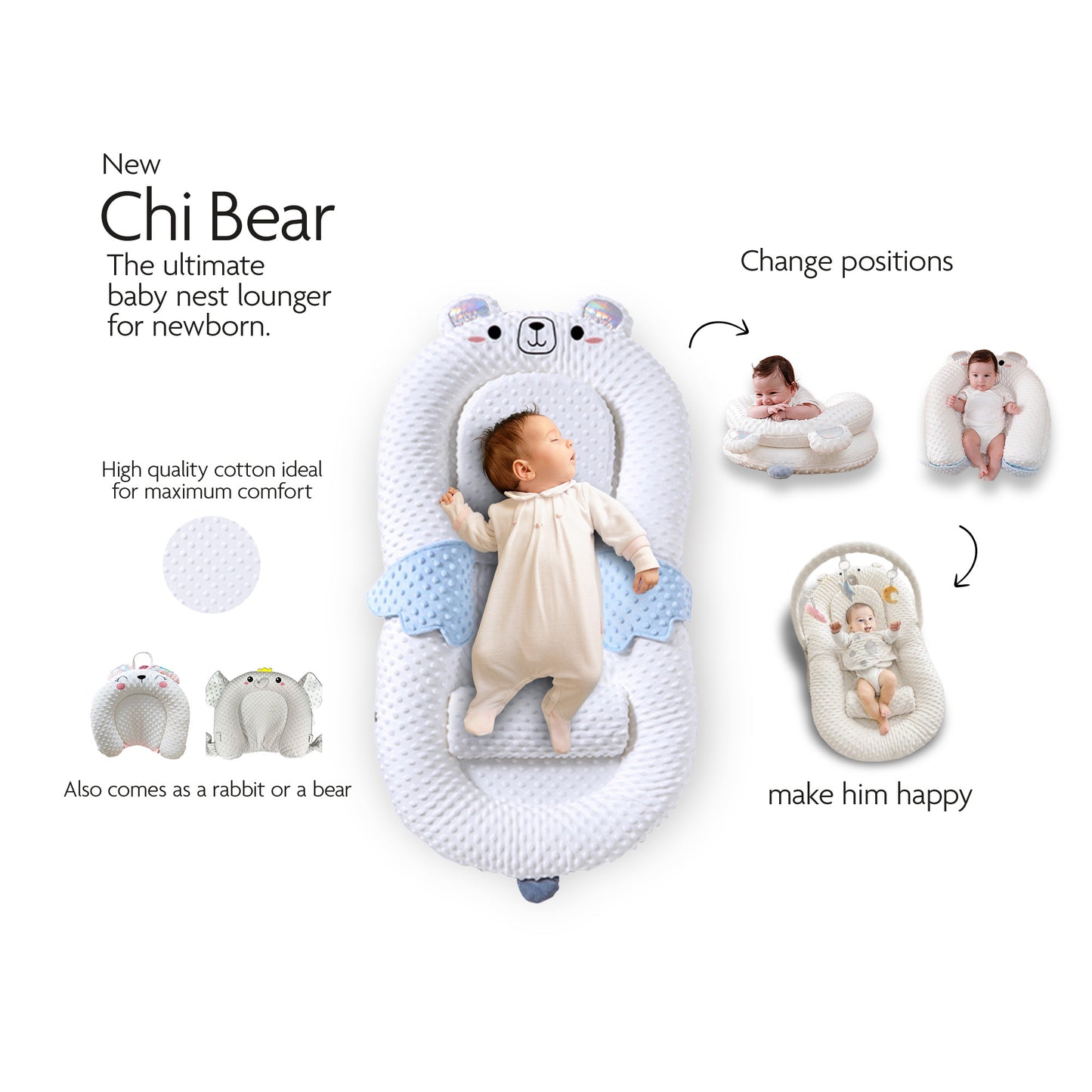 Chi Bear BabyNest™ – The Ultimate Comfort for Your Little One (PRESALE)